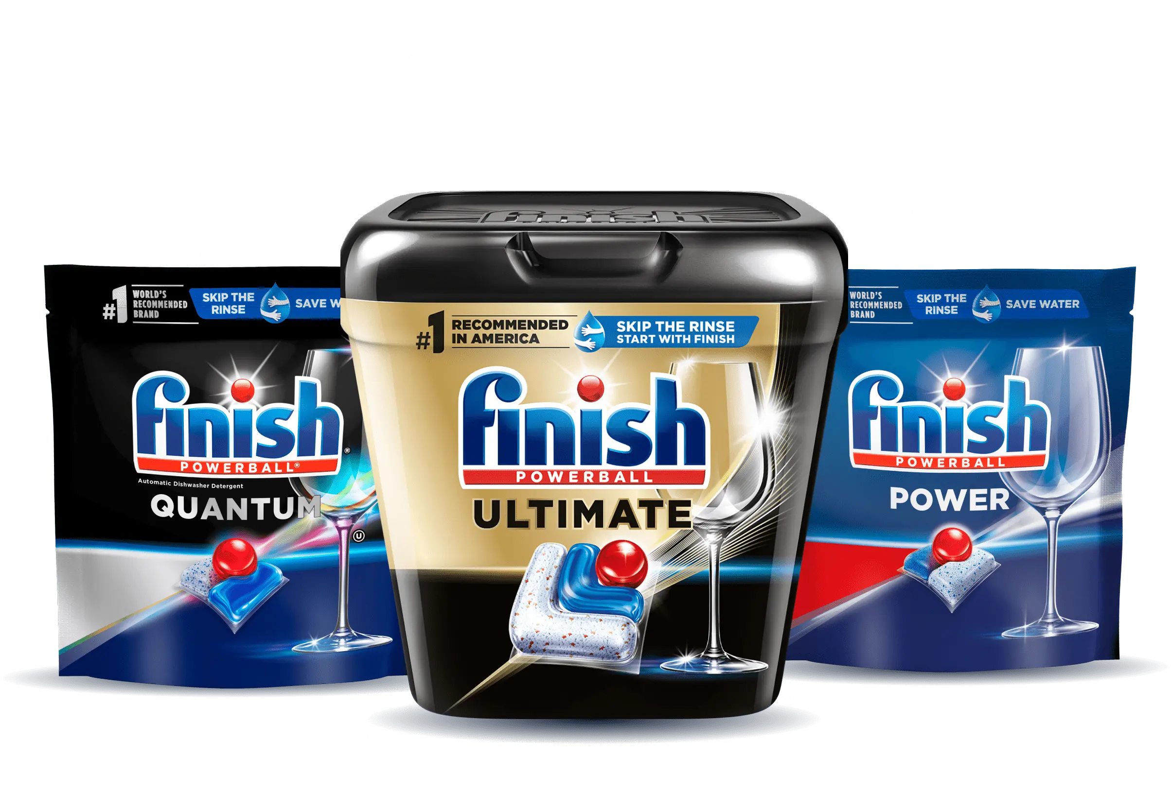 Finish® Quantum Ultimate™ Dishwasher Tabs